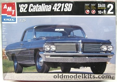 AMT 1/25 1962 Pontiac Catalina 421 SD (Super Duty), 6134 plastic model kit